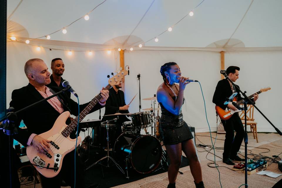 Soul75 in action at a wedding