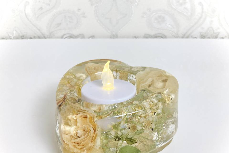 Heart tealight