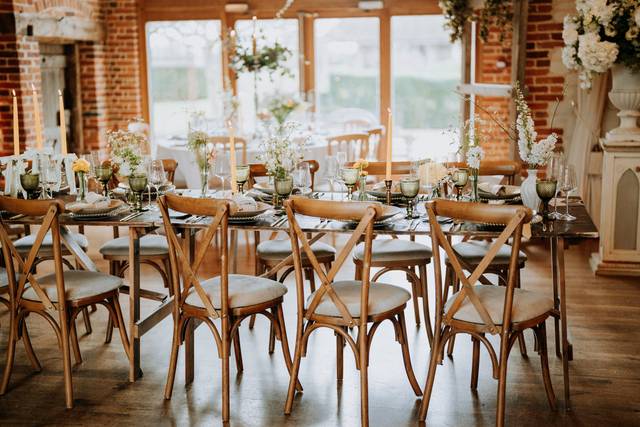 Wedding Breakfast Set Up