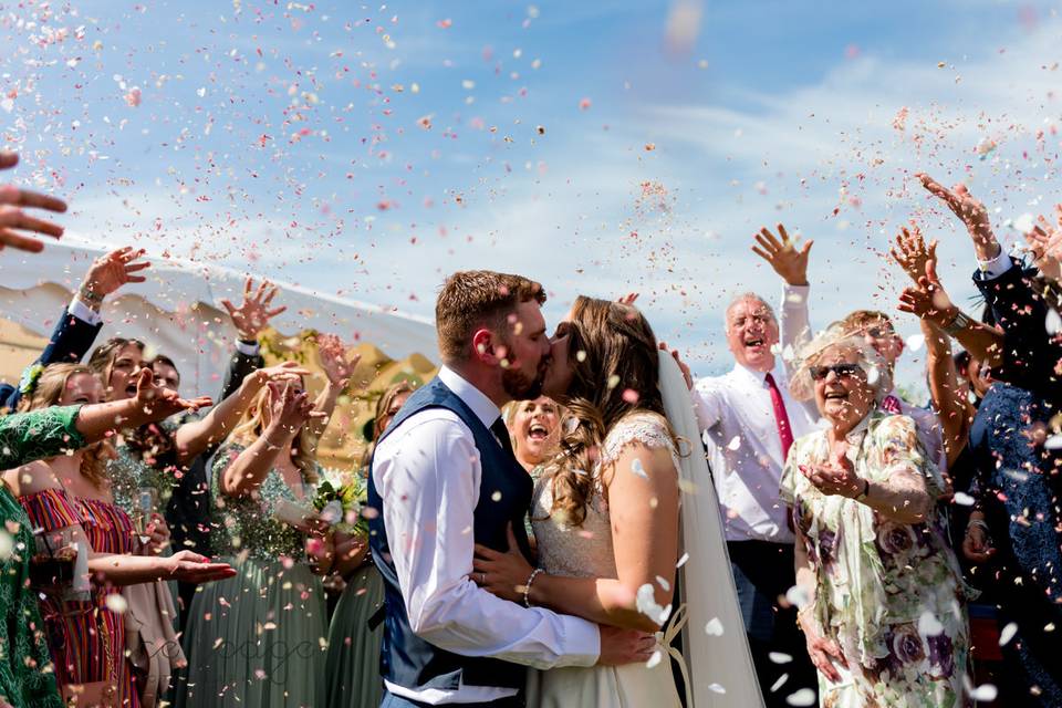 Salix Yurts wedding