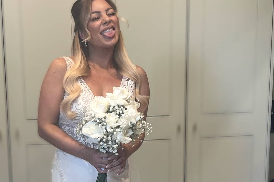 Beautiful bride amy