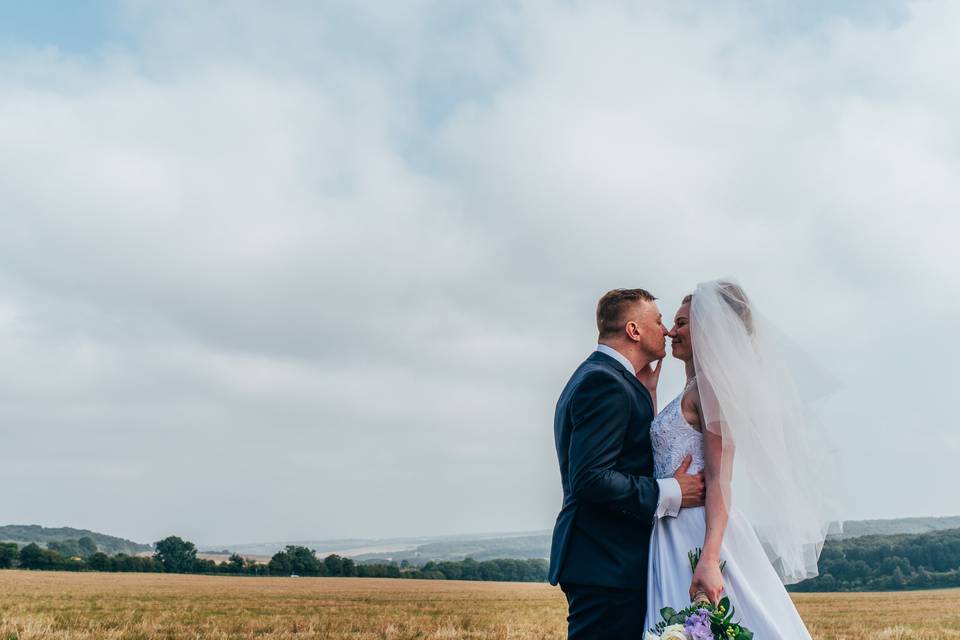The happy couple