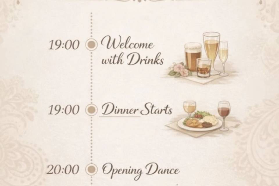 Itinerary for invite video