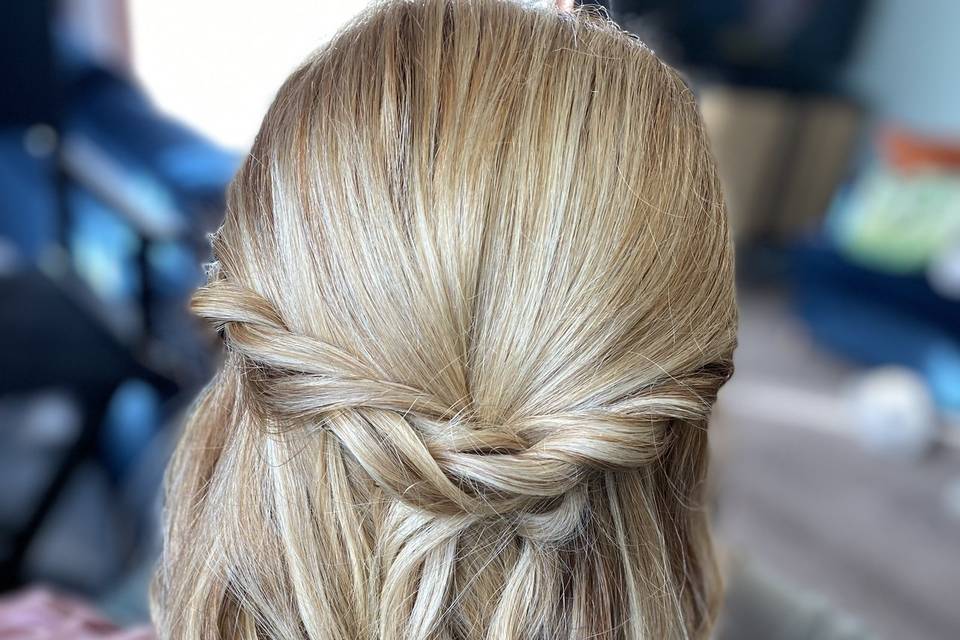 Bridesmaid hair