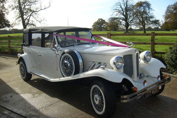 The Ivory Beauford wedding Car