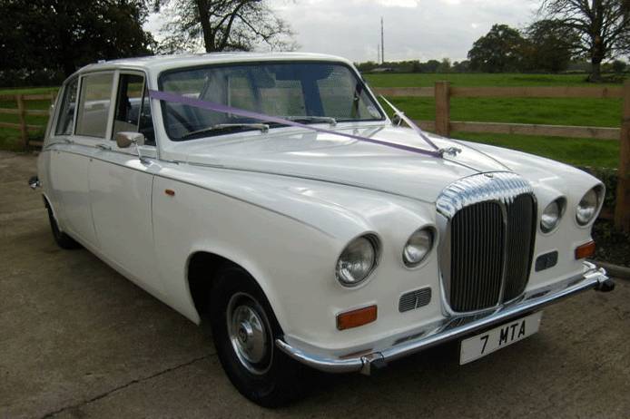 The Blue Beauford wedding Car