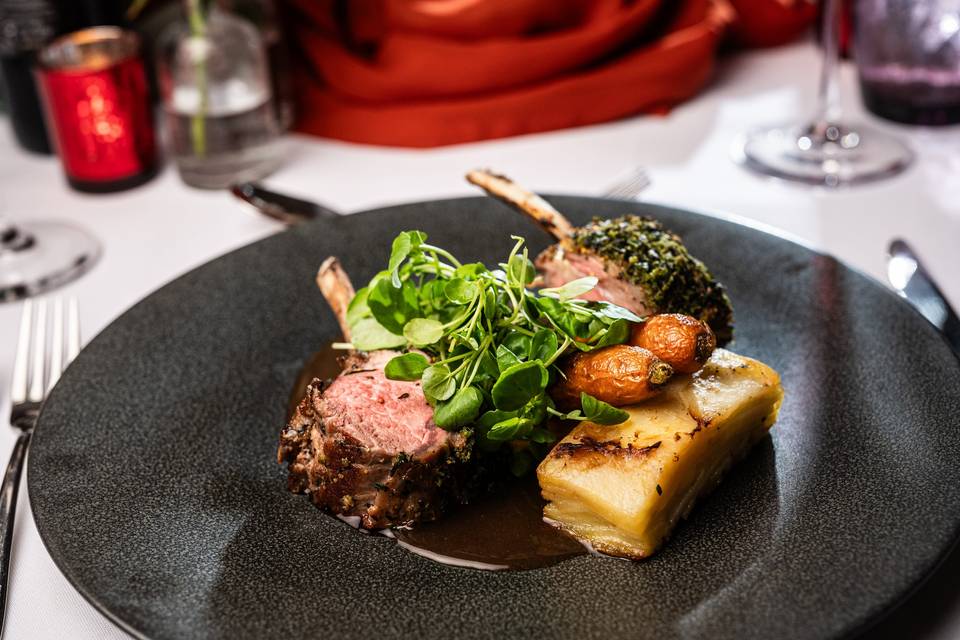 Provencal Rack of English Lamb