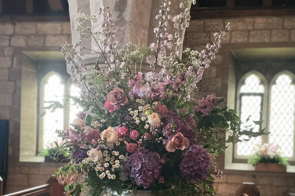 Chapel urn arrangment