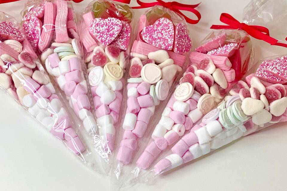 Candy Cone Wedding Favor