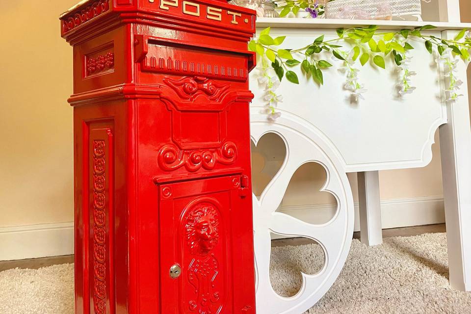 Traditional Wedding Post Box