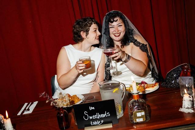 Bride and bride reception