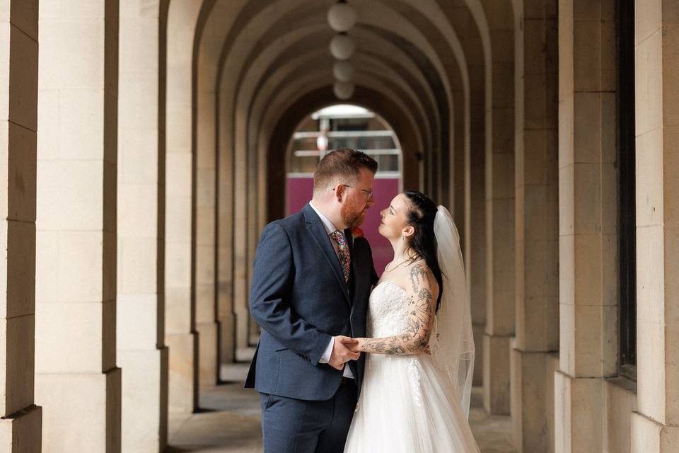 Bride and groom