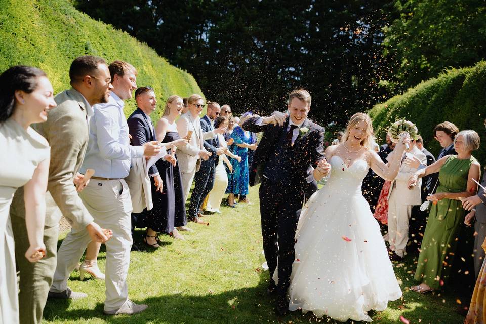 Walking down the aisle