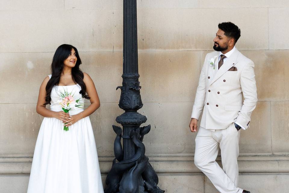 Bride and groom