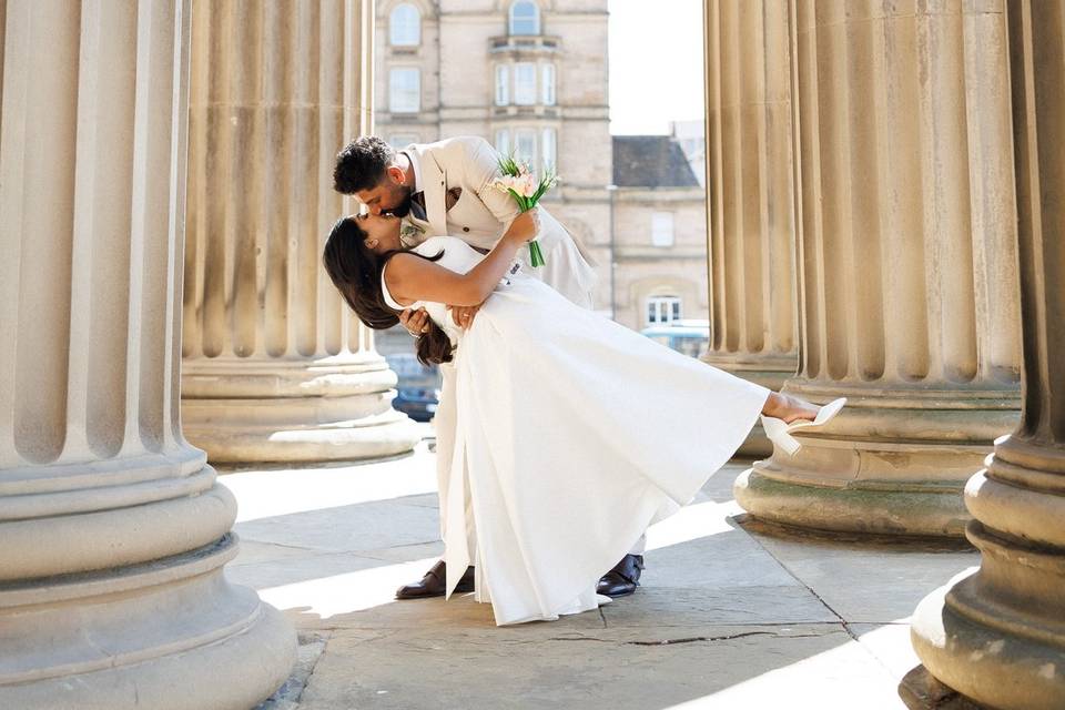 Bride and groom