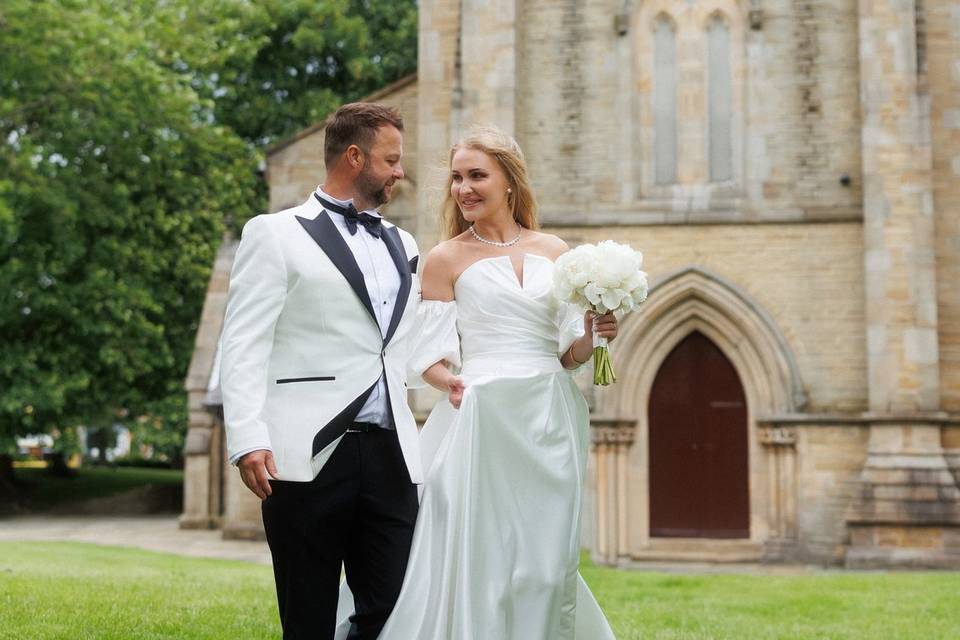 Bride and groom