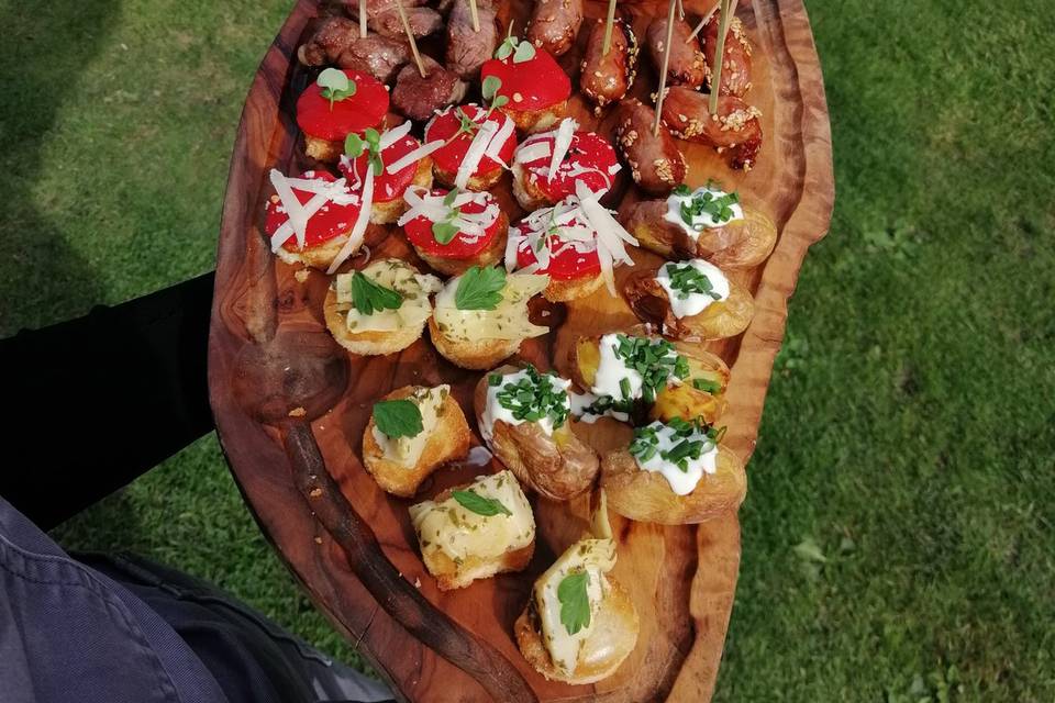 Delicious canapes