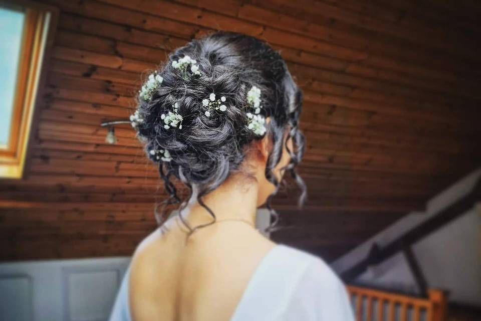 Floral Bridal Hair