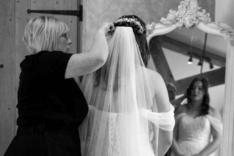 Bridal Hair Styling & Veil