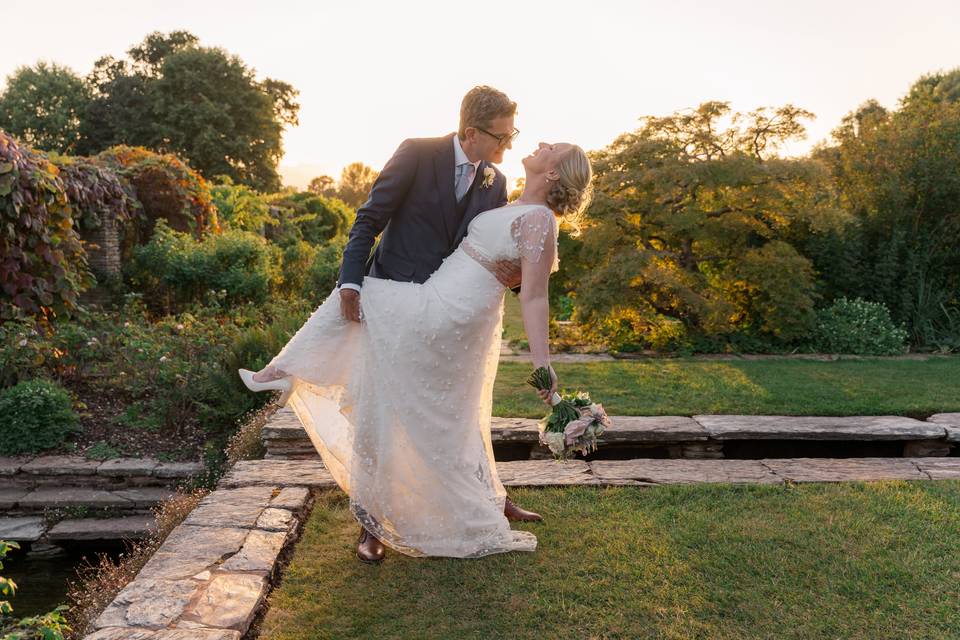 Couple's photos at sunset