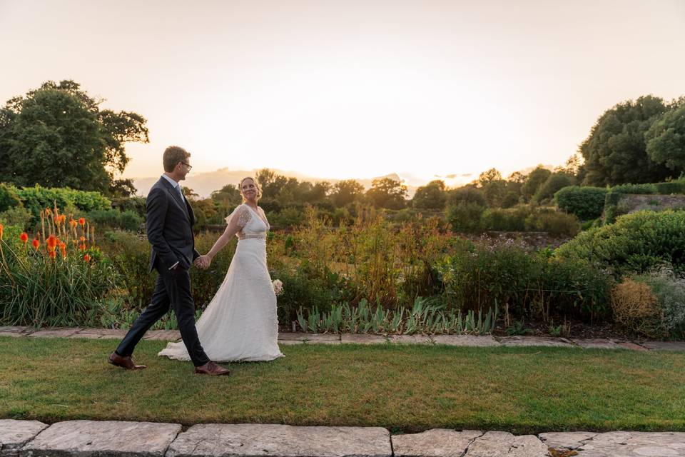 Couple's photos at sunset