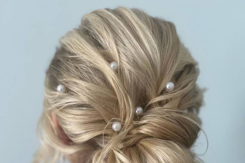 Wedding hair braided
