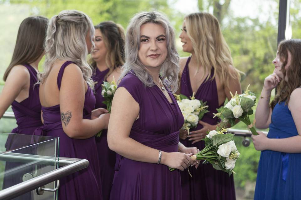 Bridesmaids before the big day