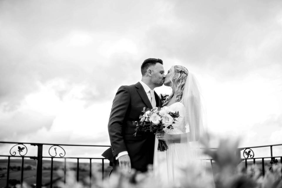 Black & White Photo of Coupl