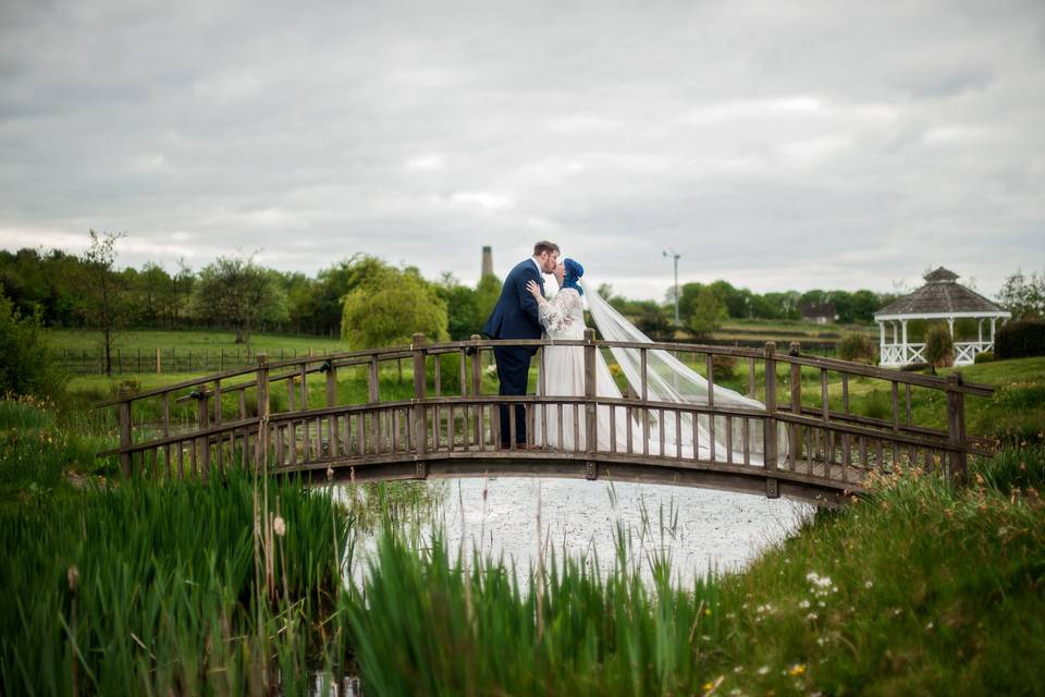 Couple on Bridge