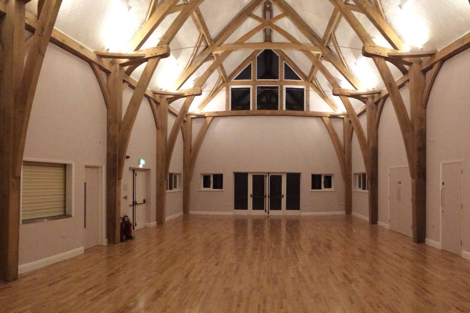 Stunning oak beams