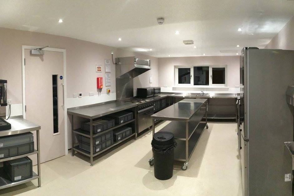 Commercial-grade kitchen