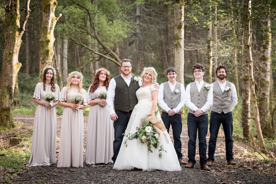 Woodland wedding