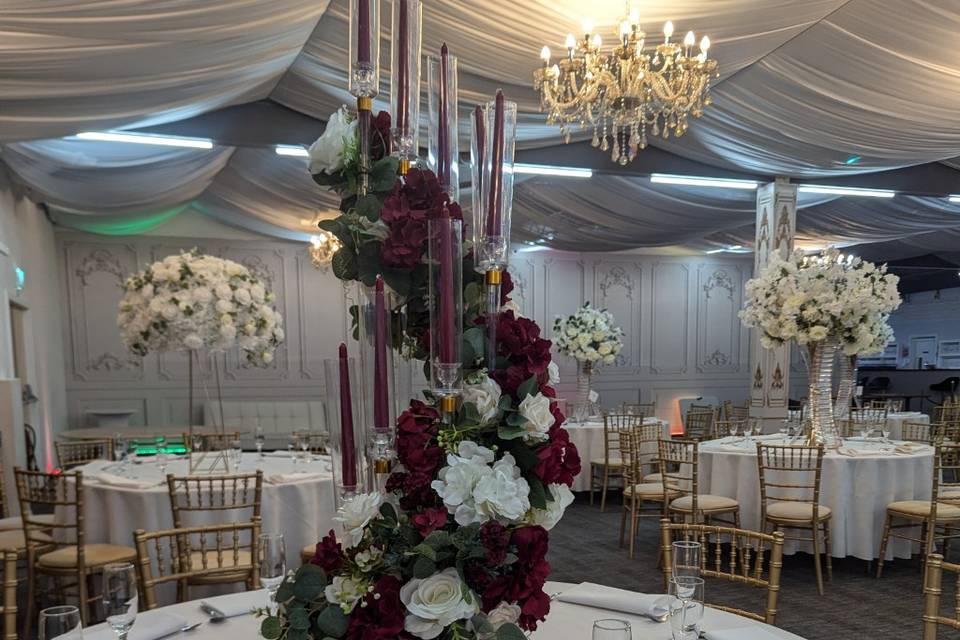Tall candleholders