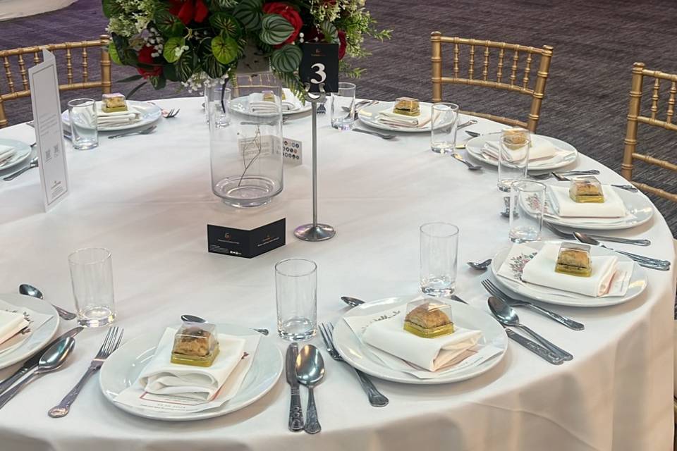 Table setup