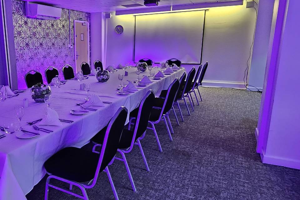 Intimate Dinner setup