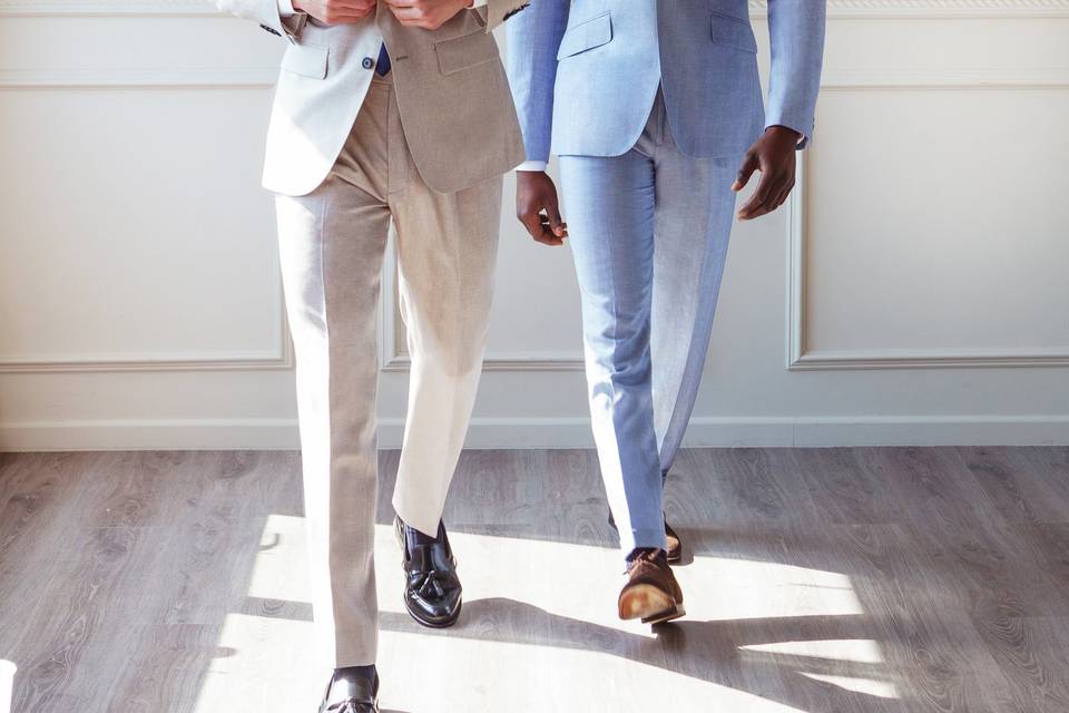 Made-to-measure grooms suit
