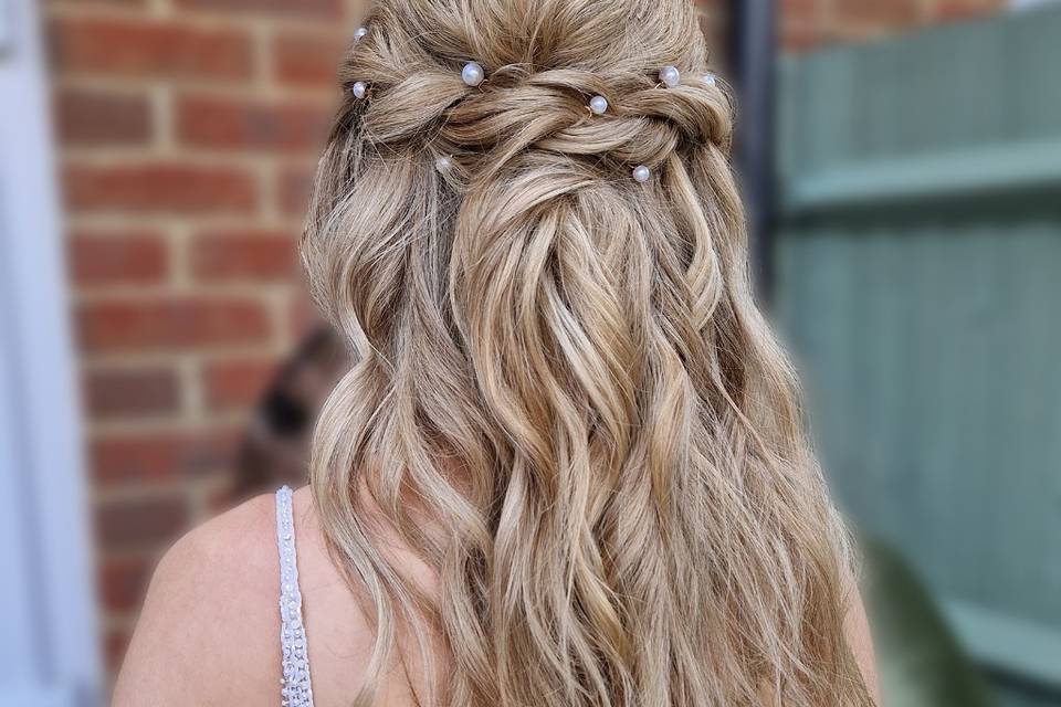 Half up half down
