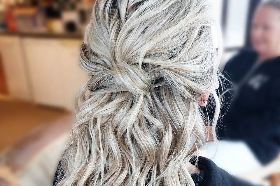 Half up half down