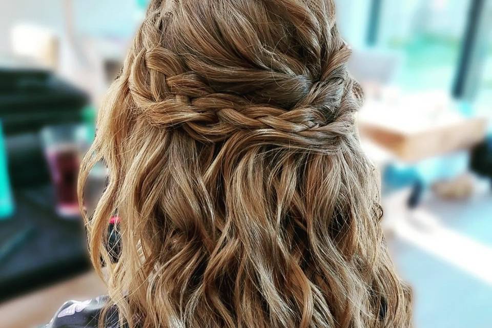 Braid half up