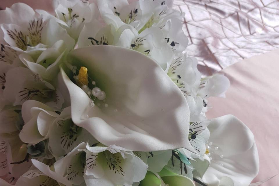 Bridal bouquet close up