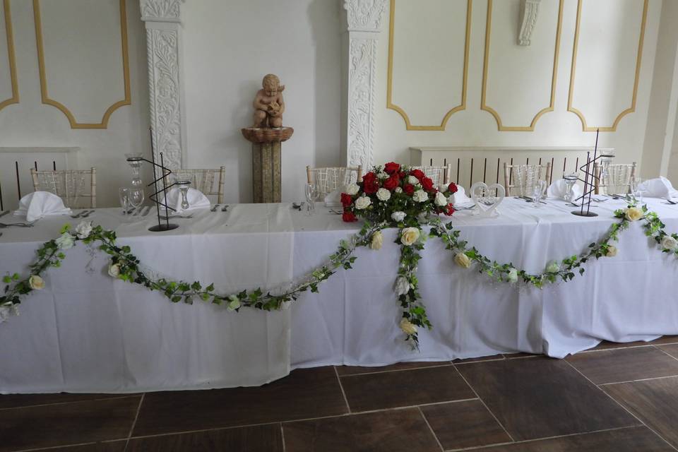 Top table decorations