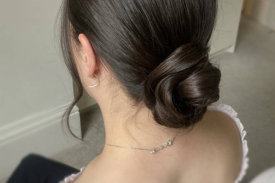 Bridesmaid hair