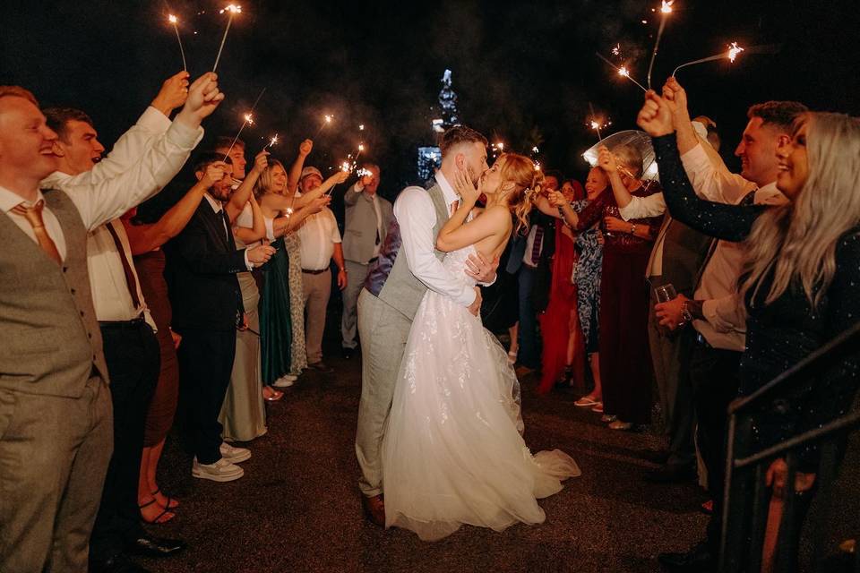 Sparkler shot