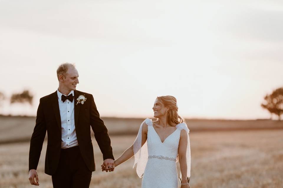 Beth and Josh at Golden Hour