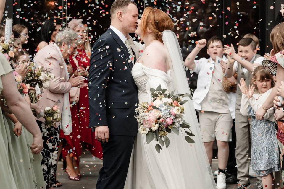 Couples Confetti Shot