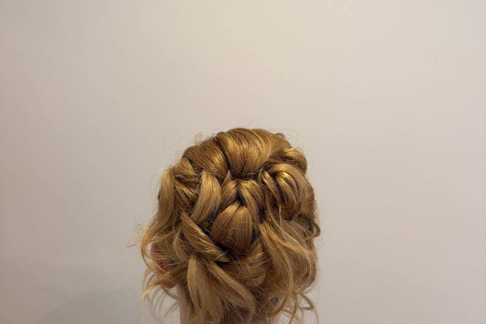 Messy updo