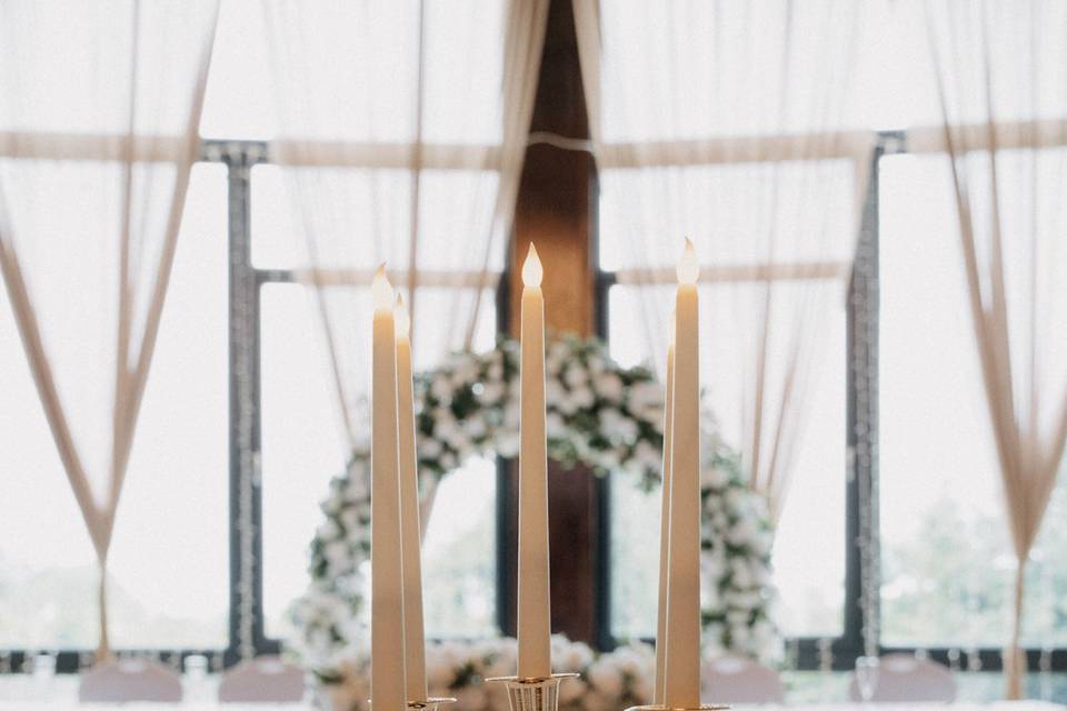 Candle centrepieces