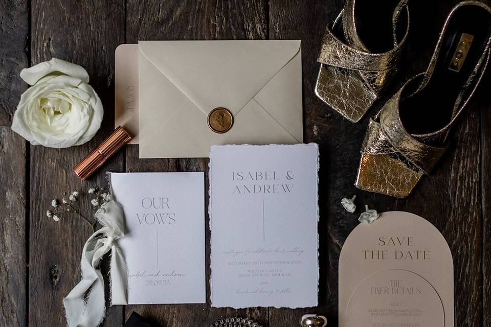 Wedding stationery