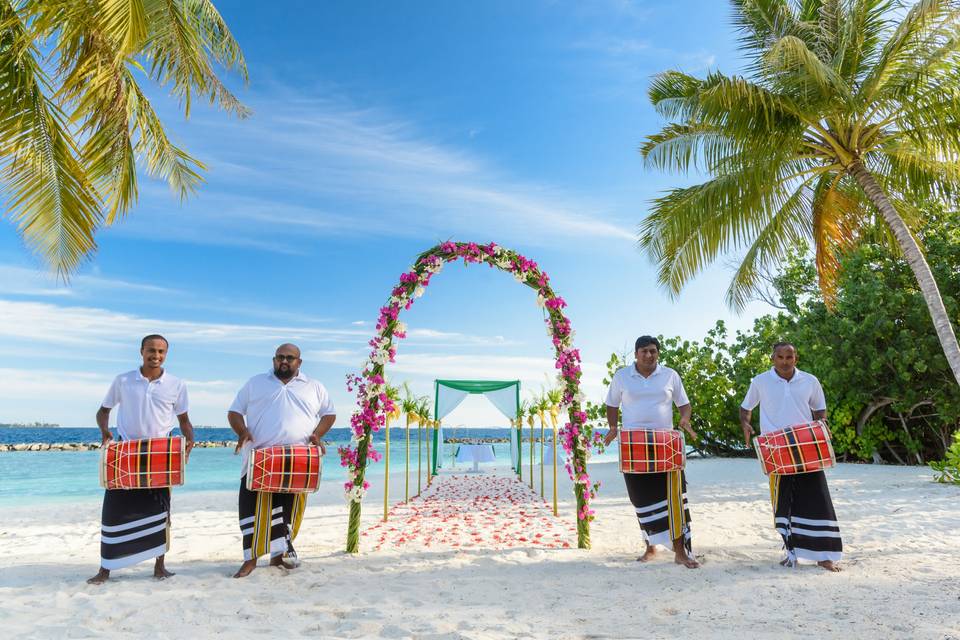 Beach wedding