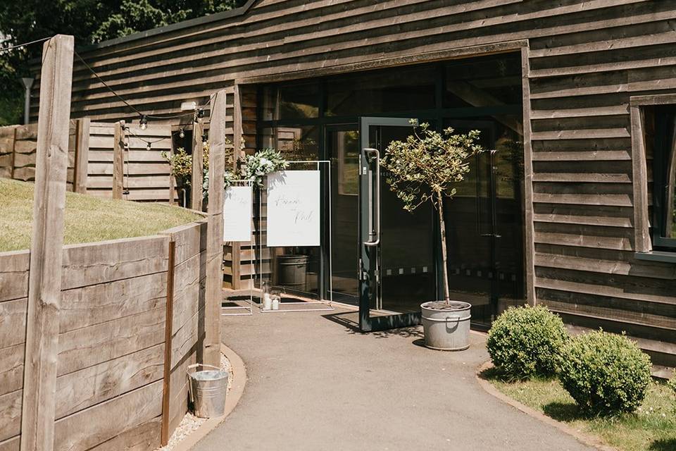 Barn entranceway